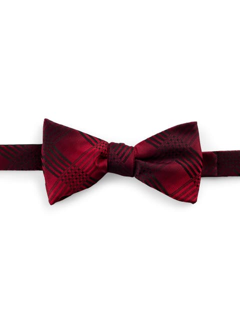 Big & Tall Tonal Plaid Bow Tie