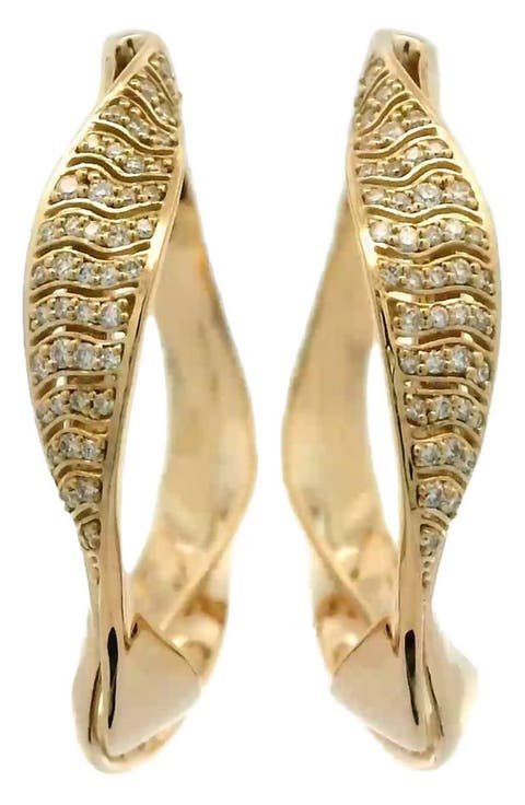 Dunas 18K Yellow Gold Earrings