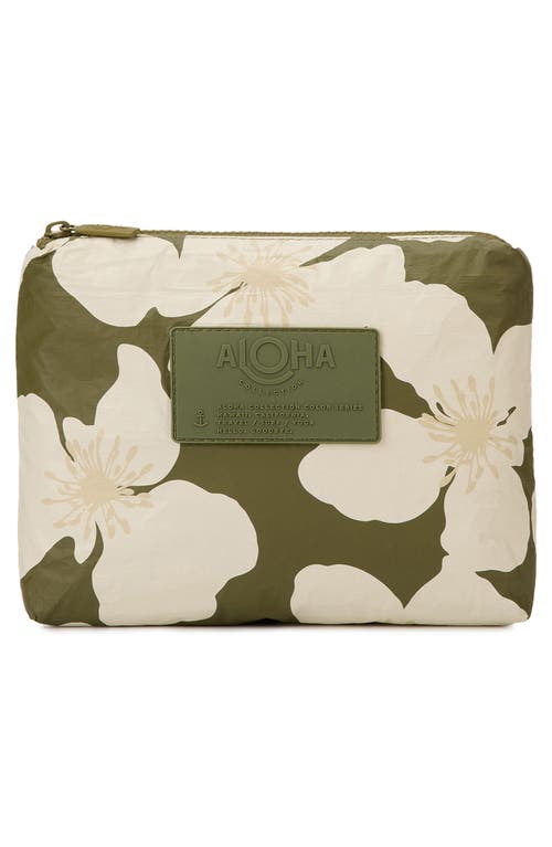 Aloha Collection Small Cassia Water Resistant Pouch In Multi