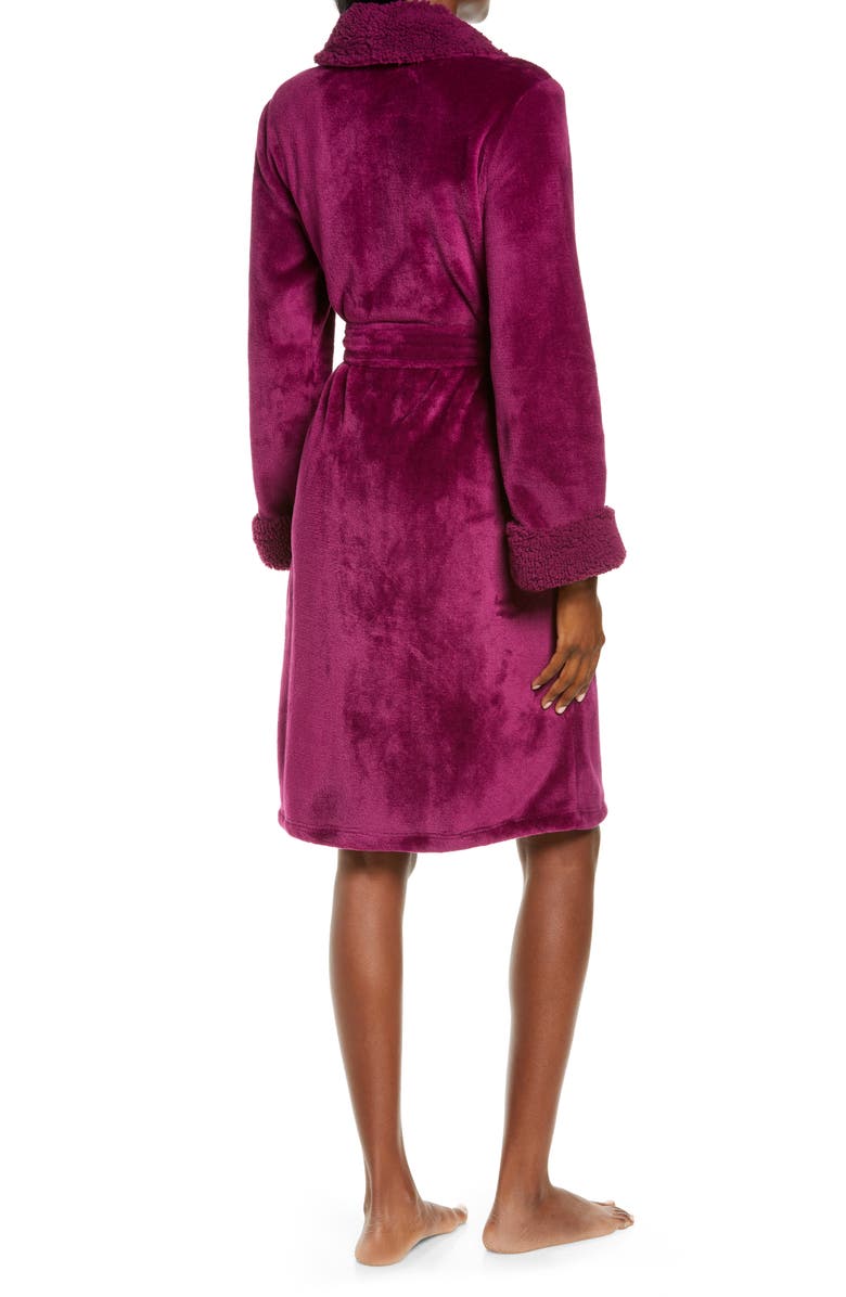 Natori Plush Fleece Robe, Alternate, color,