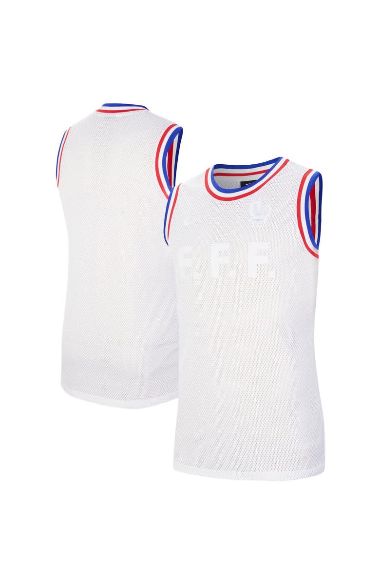 Nike Men's Nike White France National Team Basketball Jersey, Main, color, White