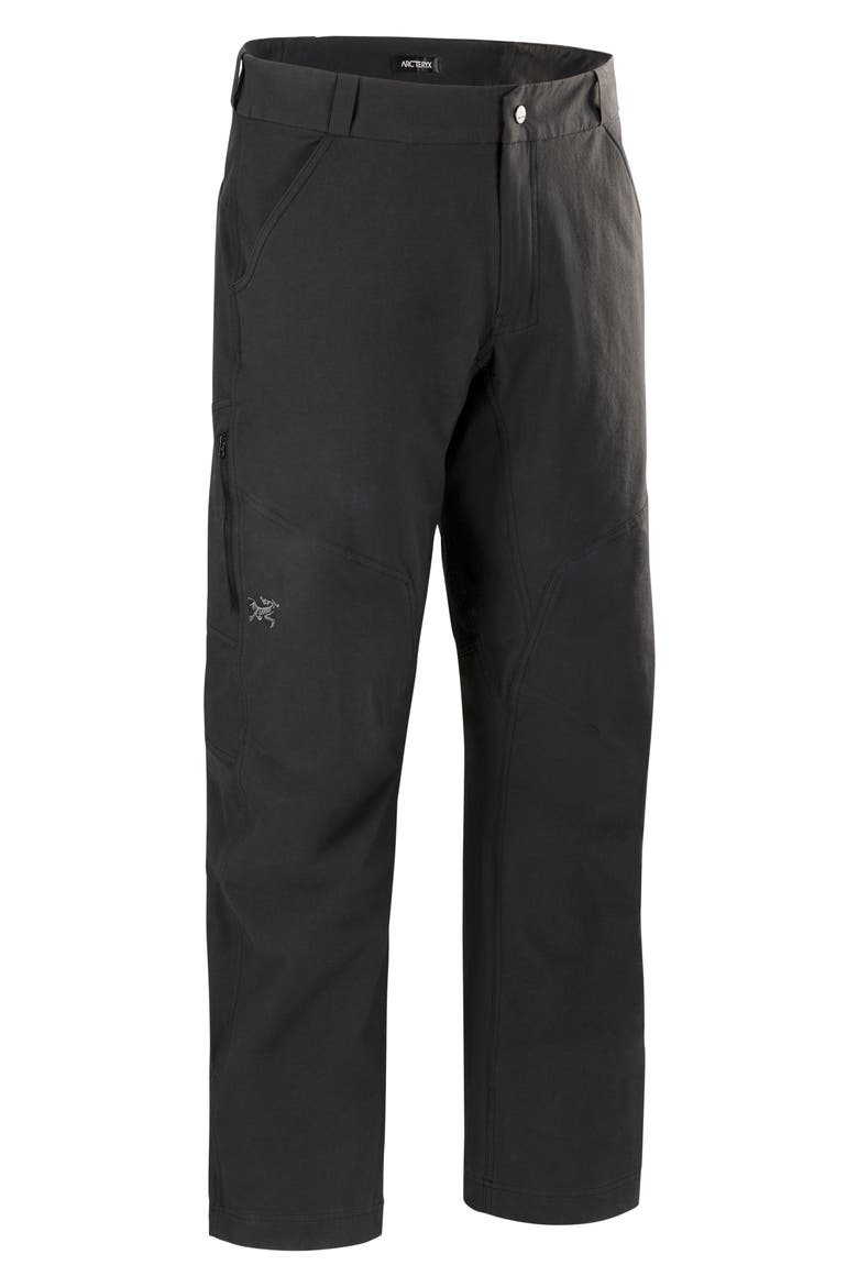 Cronin Stretch Dobby Cargo Pants, Main, color, BLACK