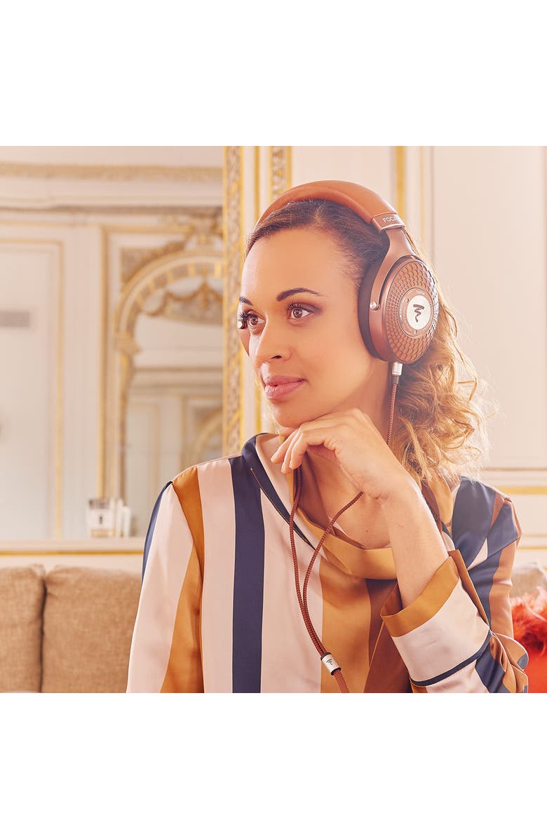 Focal Stellia Closed-Back Circum-Aural Over-Ear Headphones, Alternate, color, Cognac