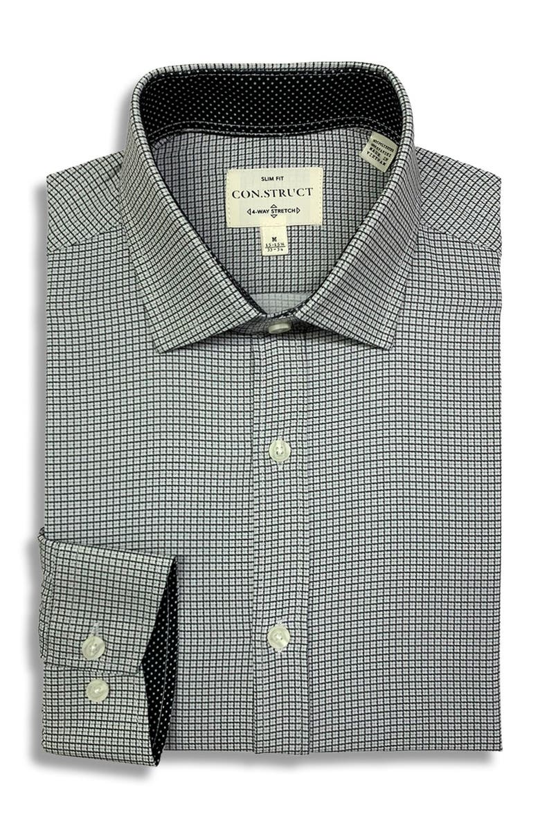 CONSTRUCT Slim Fit Check Print Dress Shirt | Nordstromrack CONSTRUCT Slim Fit Check Print Dress Shirt | Nordstromrack
