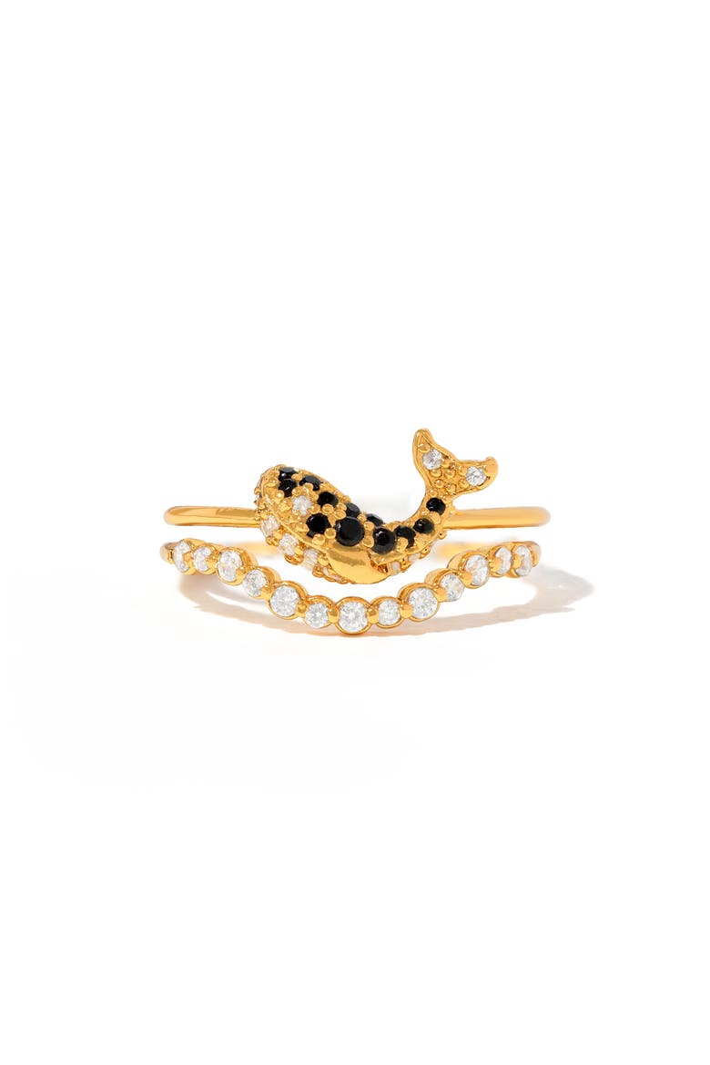 Whale Stacking Ring Set, Main, color, GOLD
