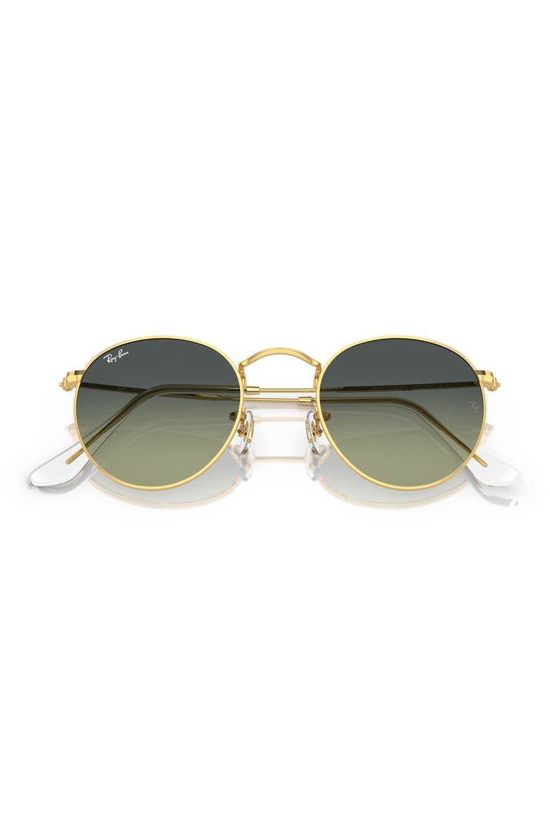 Icons 53mm Retro Sunglasses, Alternate, color, DARK GREEN