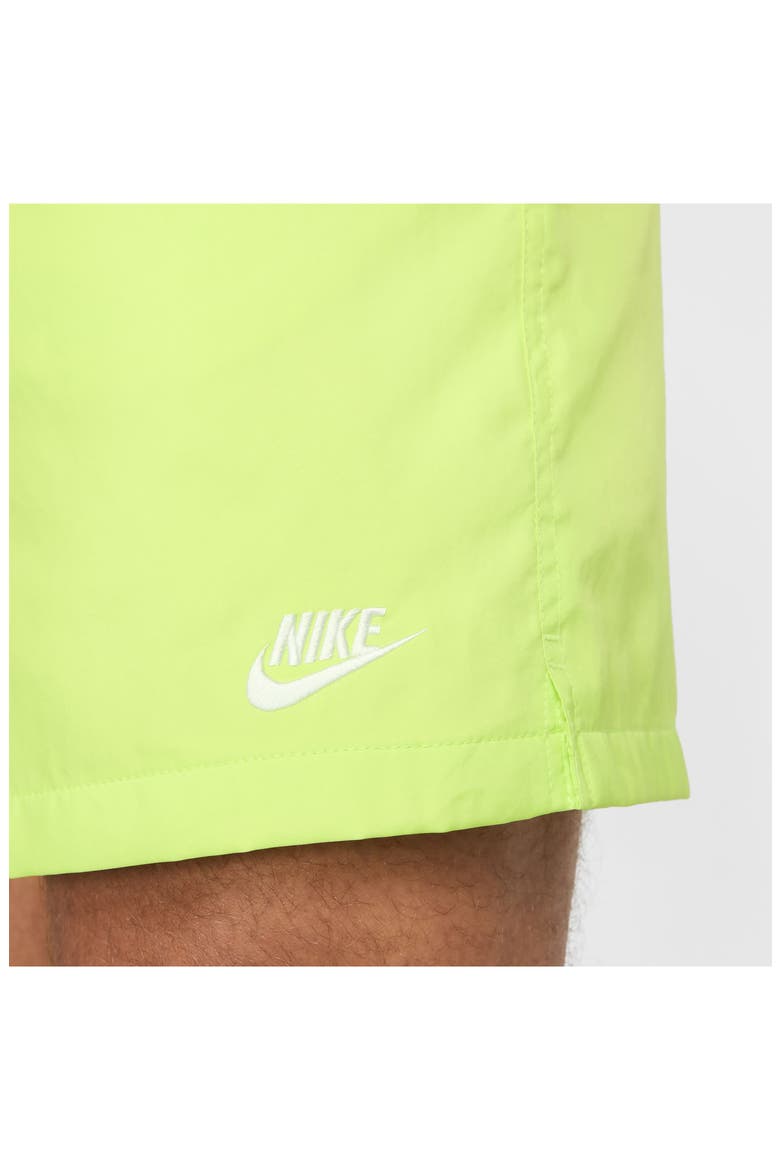Club Woven Flow Shorts, Alternate, color, 736 LTLMTW/WHITE