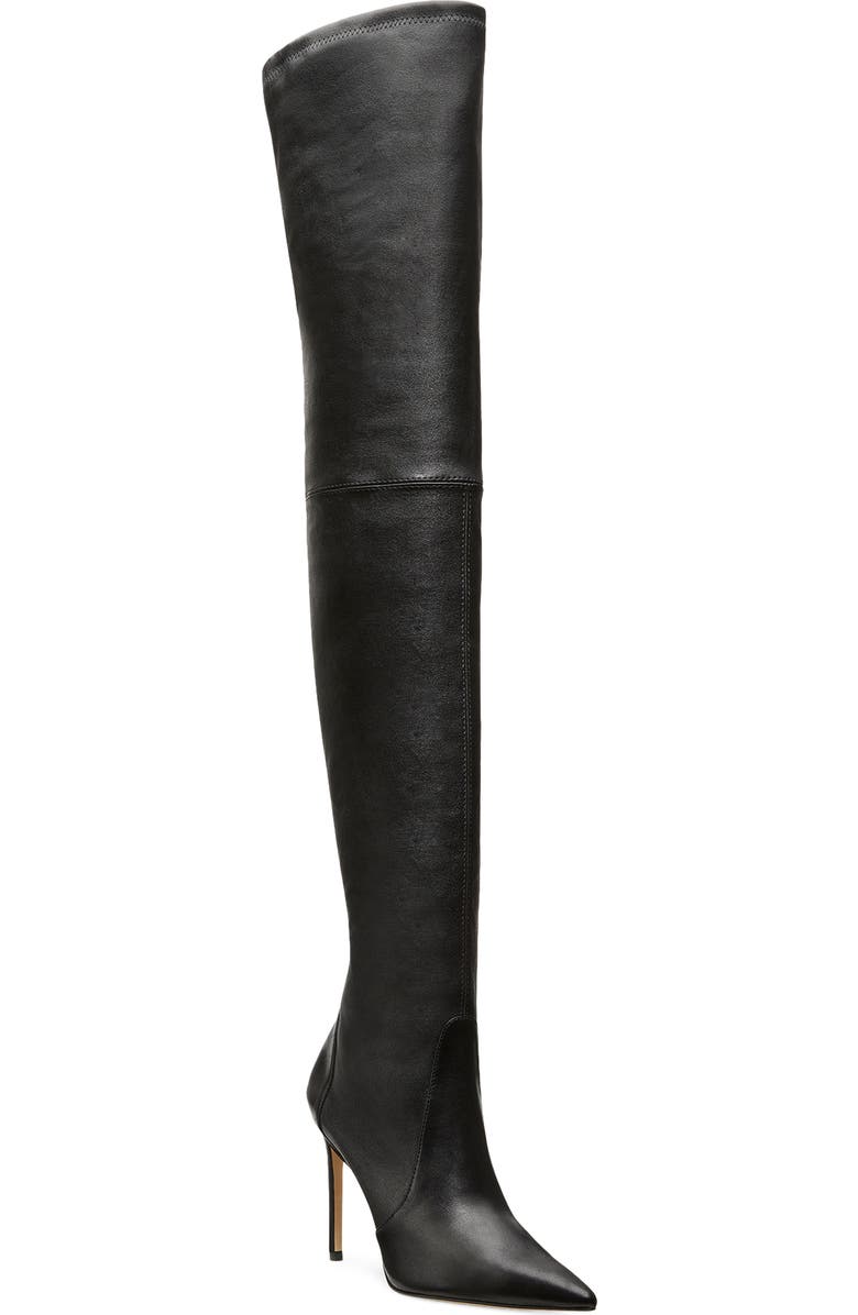 Stuart Weitzman Ultrastuart 100 Stretch Pointed Toe Over the Knee Boot, Main, color,