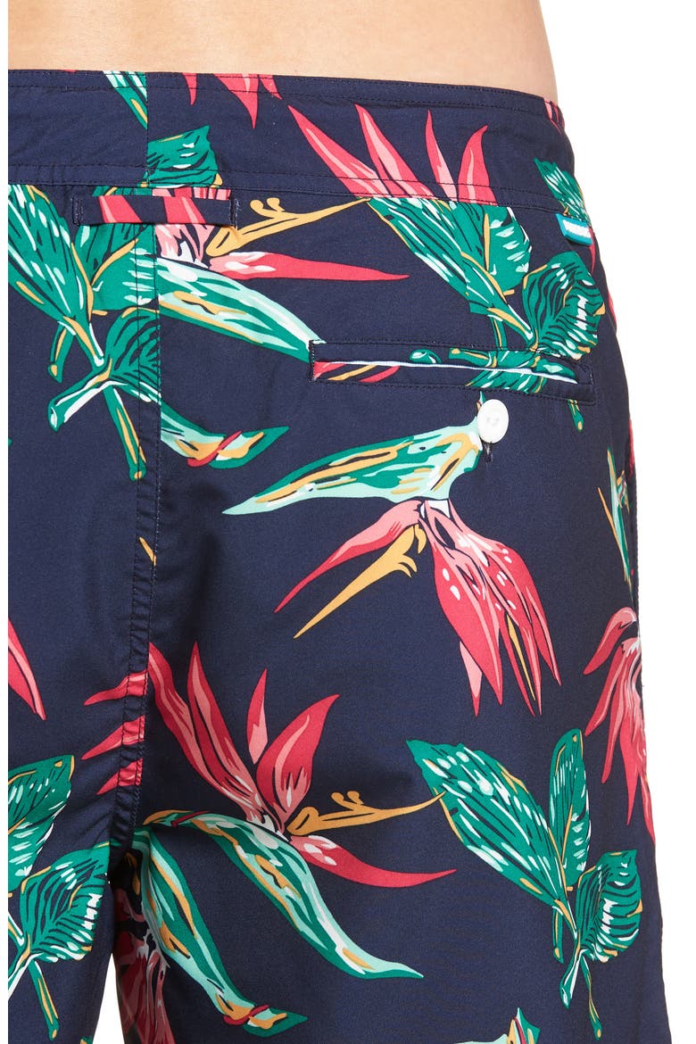 Banzai 9-Inch Swim Trunks, Alternate, color, BIRD OF PARADISE