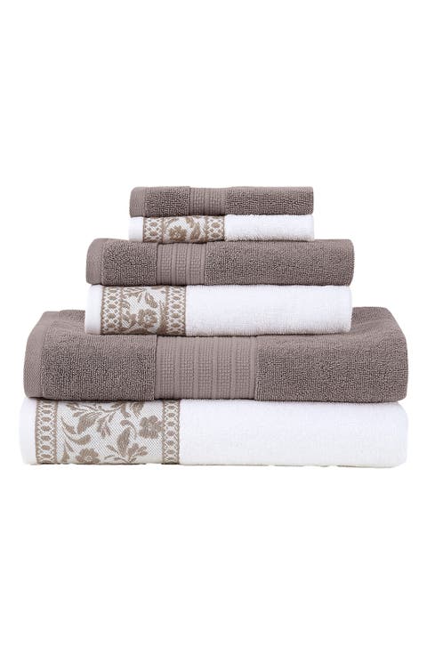 Jacquard 6-Piece Towel Set