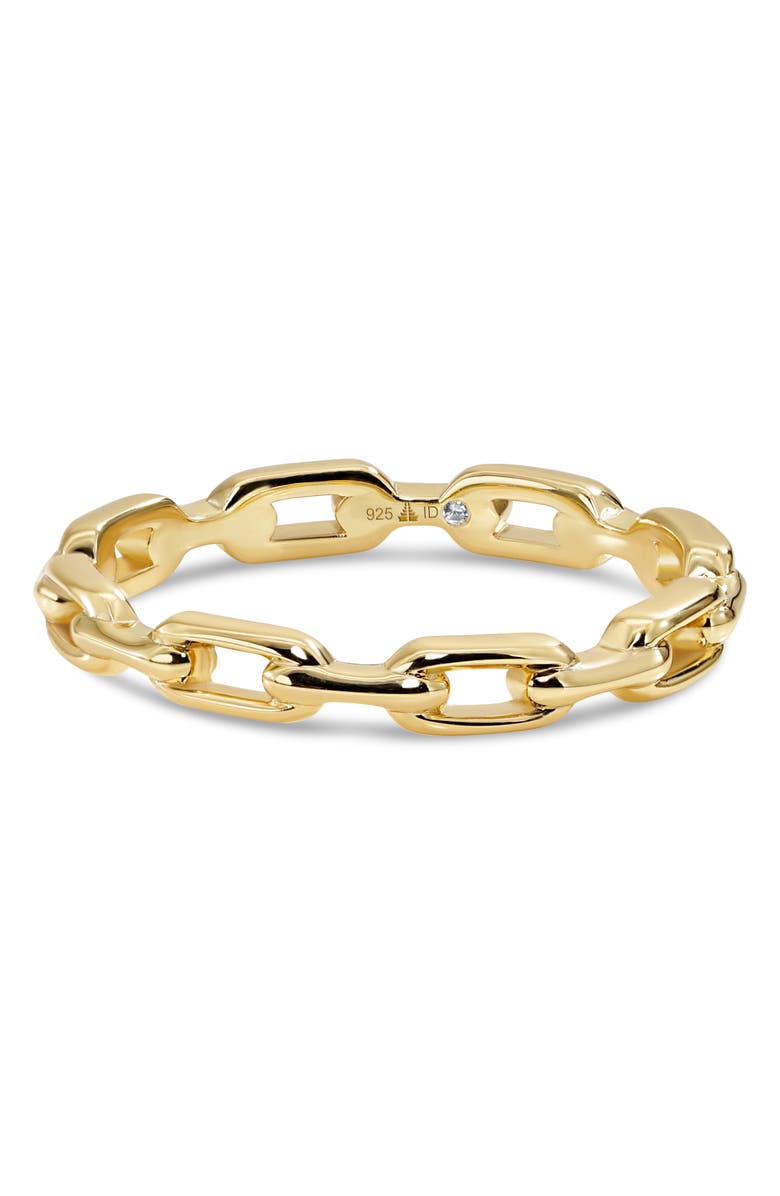 DEVATA Cable Link Ring, Main, color, Gold