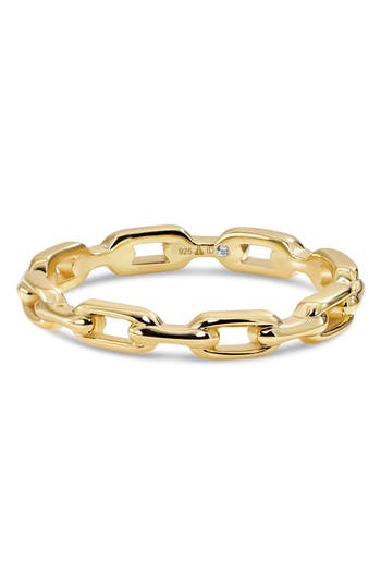 Devata Cable Link Ring In Gold