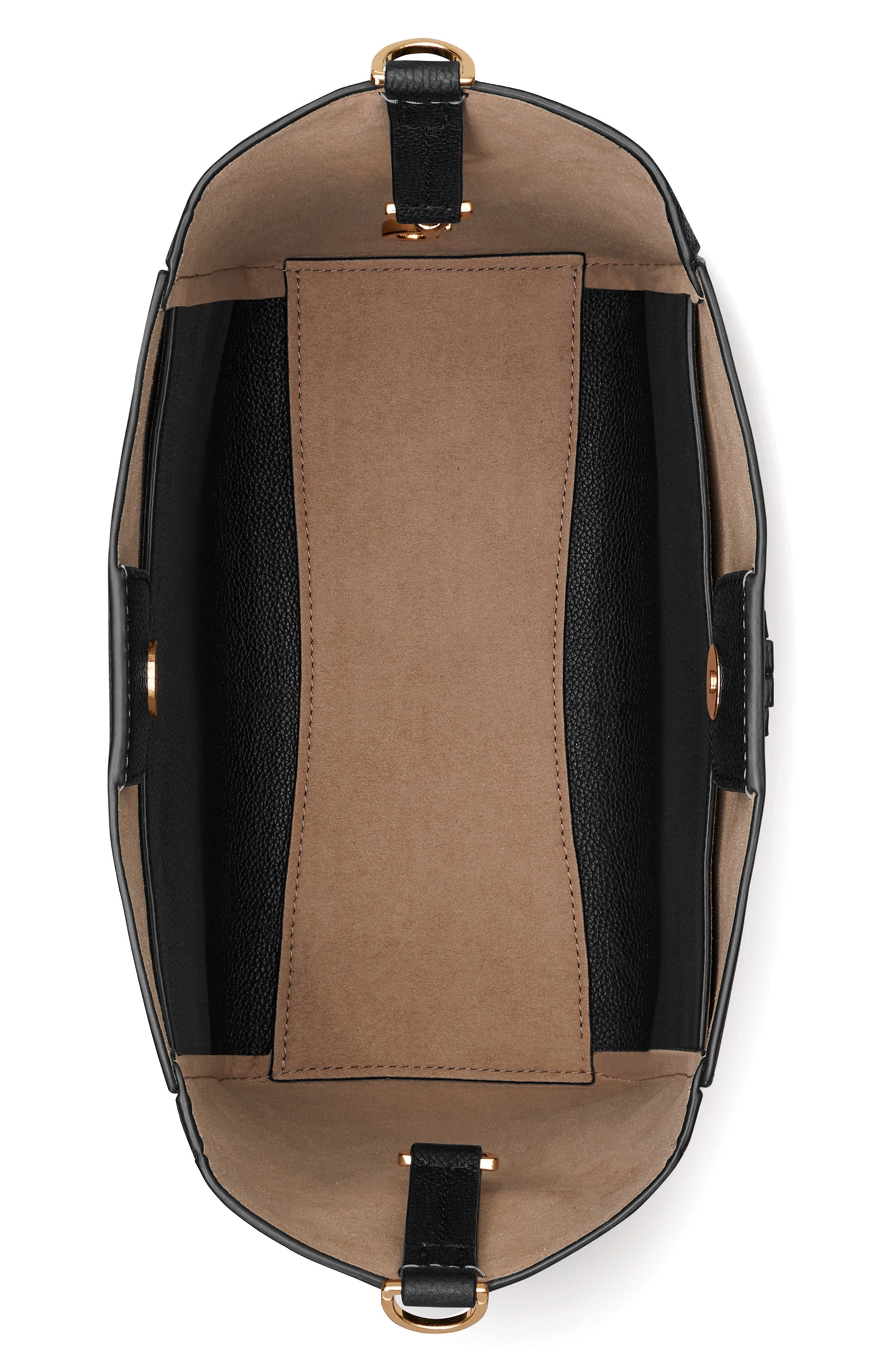 Tory Burch McGraw Leather Bucket Bag, Alternate, color, 