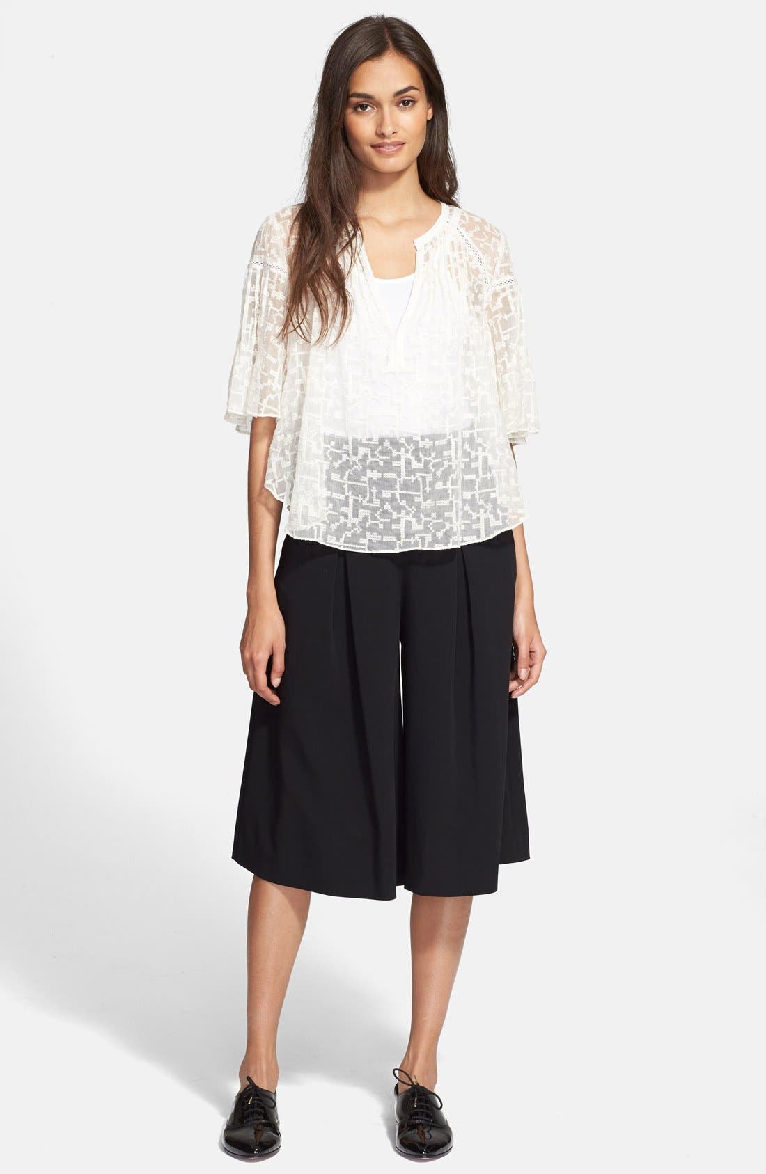 'carmila' oxford (Nordstrom Exclusive), Alternate, color, BLACK PATENT