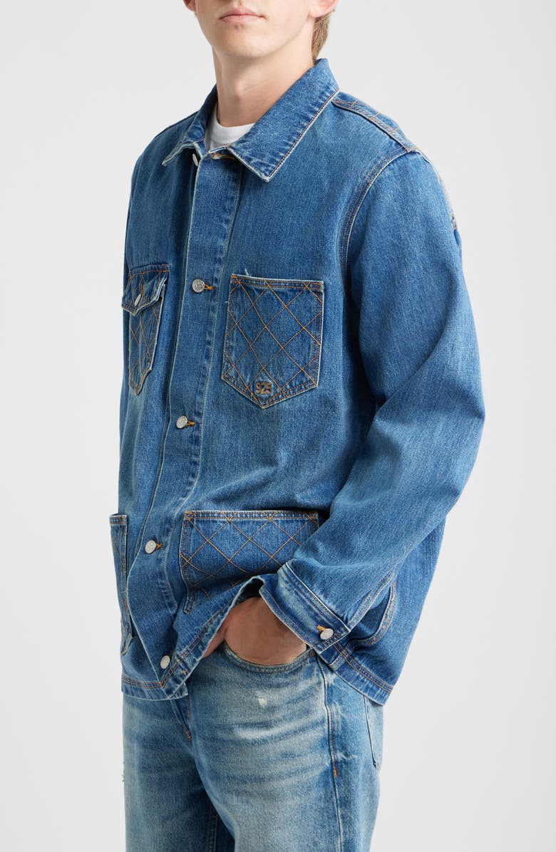 925 Originals Ranchers Denim Chore Coat, Alternate, color, Denim Blue