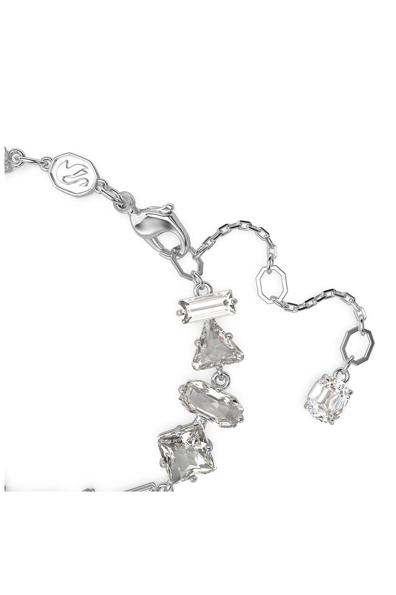 Mesmera Mixed Crystal Bracelet, Alternate, color, SILVER