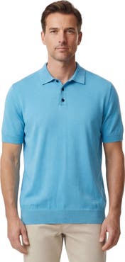 Lords of Harlech Mens Merino Silk Cashmere Polo
