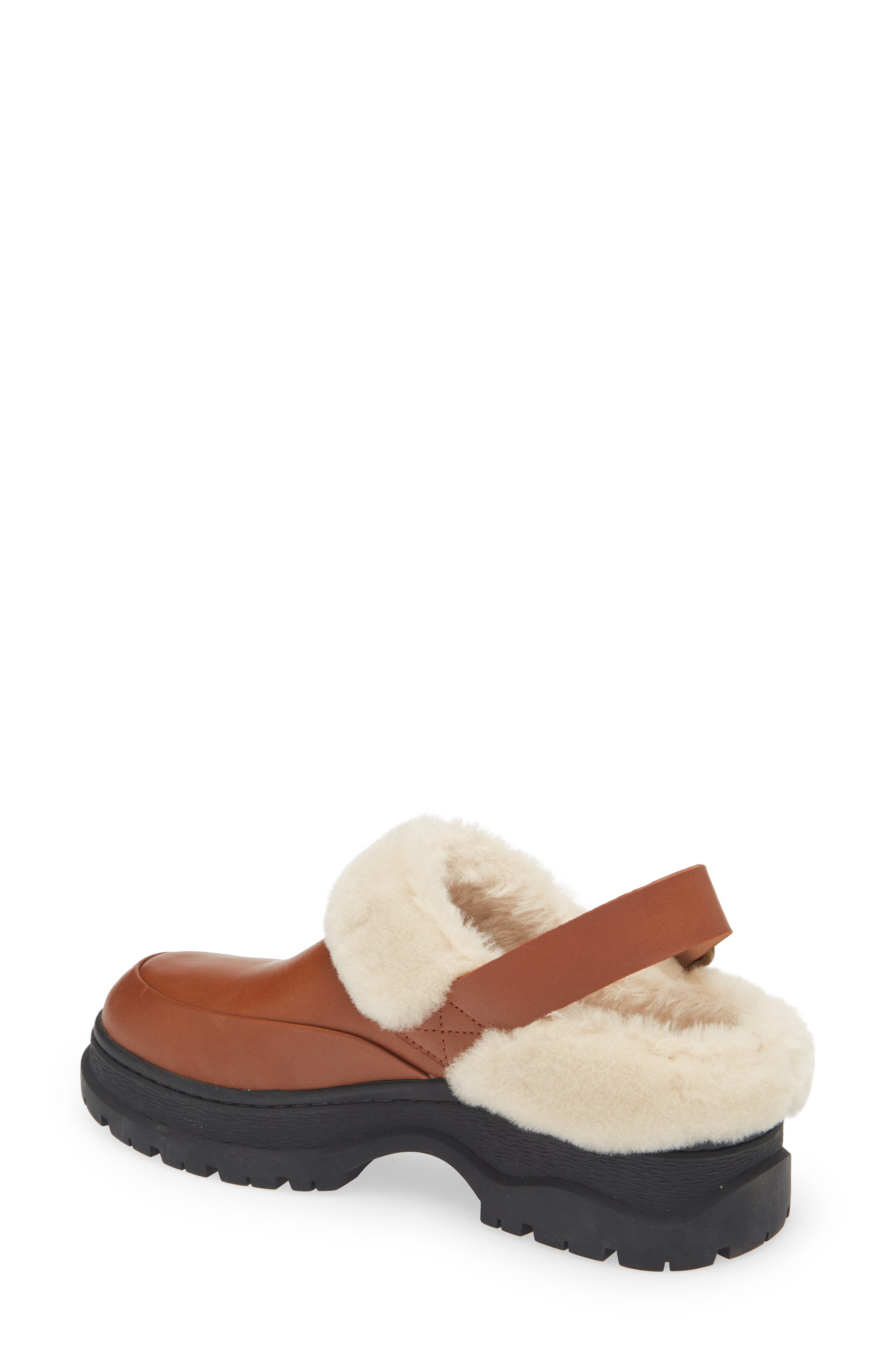 Madewell Tilly Faux Shearling Clog, Alternate, color, 