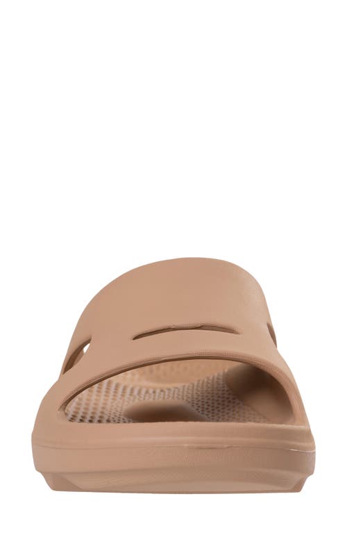 Revitalign Fusion Strive Slide Sandal In Brown