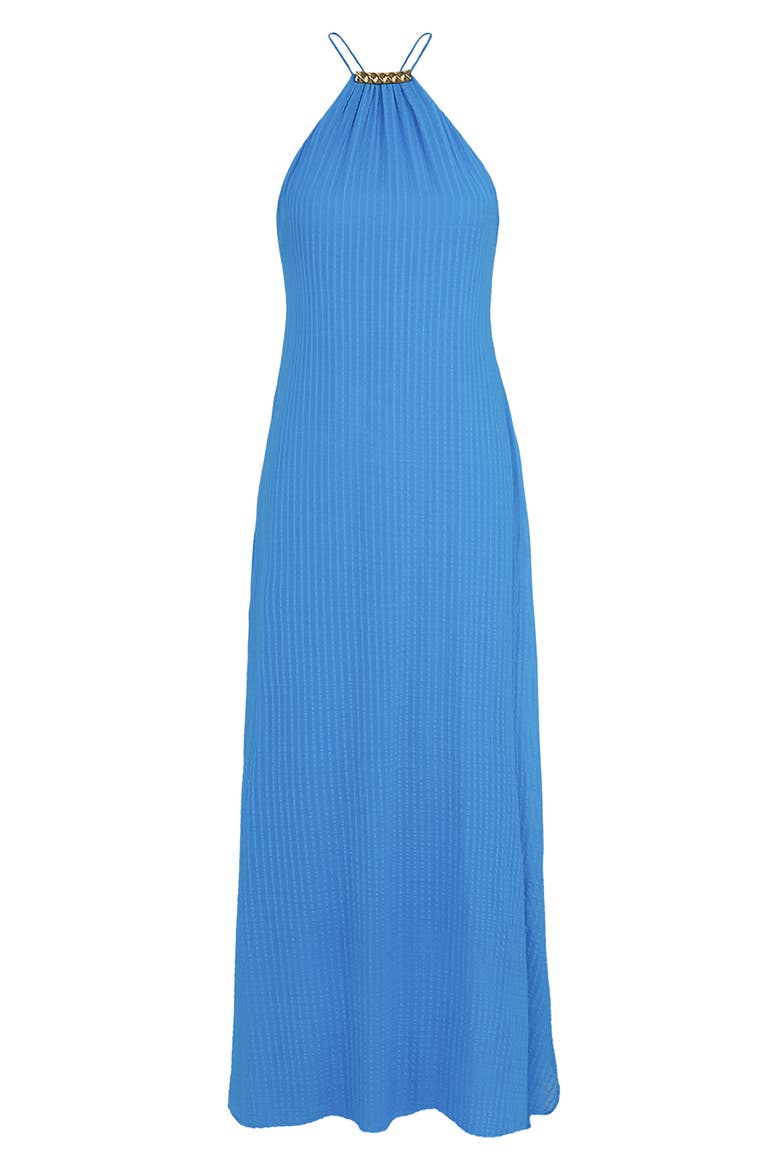 Lily Hardware Cotton Maxi Cover-Up Dress, Alternate, color, BLUE