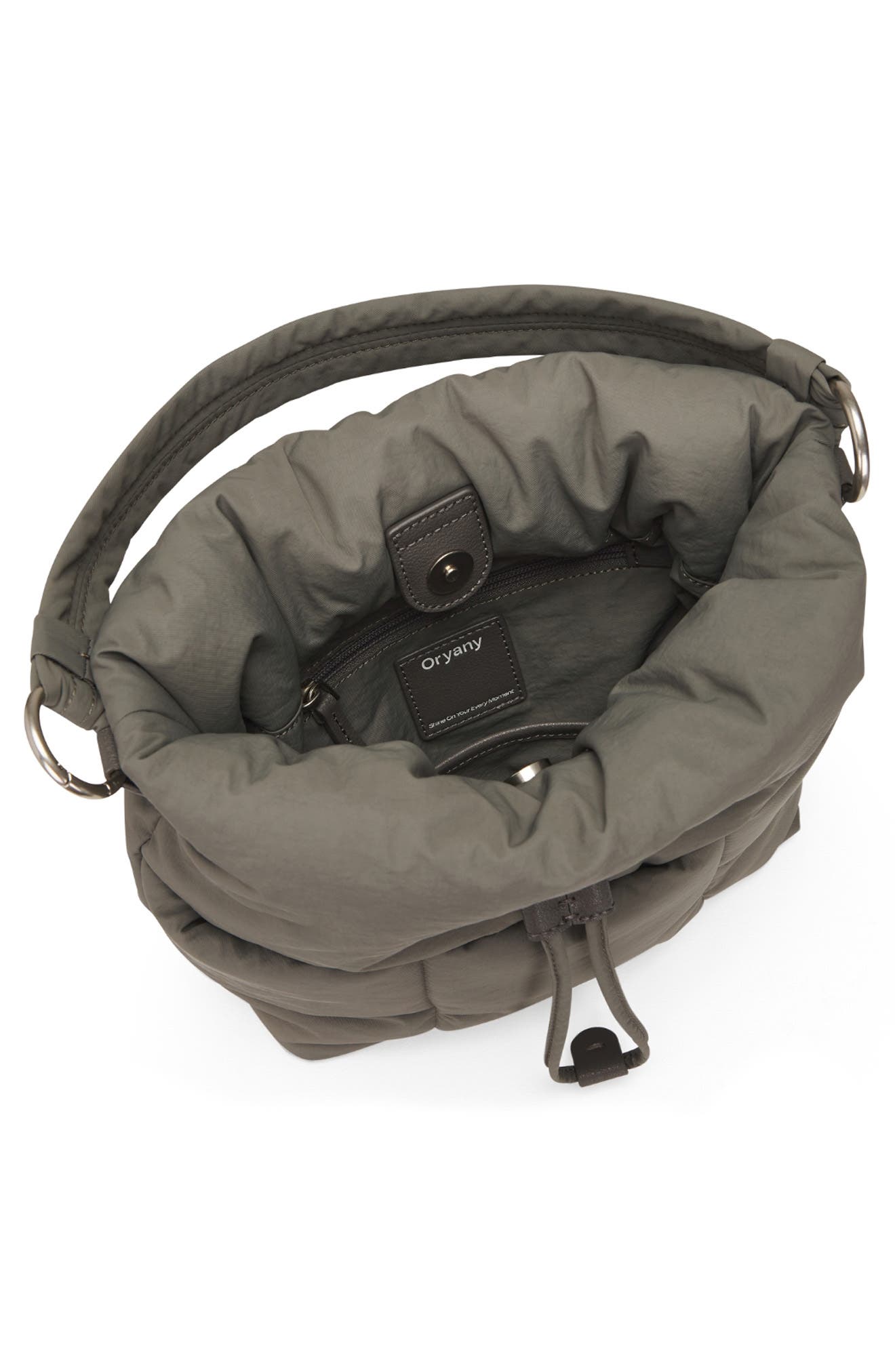Oryany Medium Pillow Nylon Bucket Bag, Alternate, color, 
