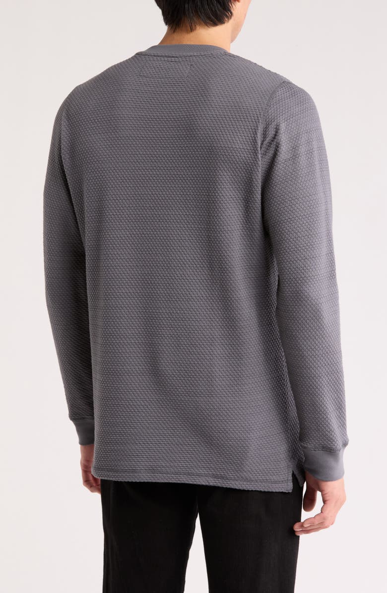 James Campbell Kula Textured Pullover, Alternate, color, Charcoal