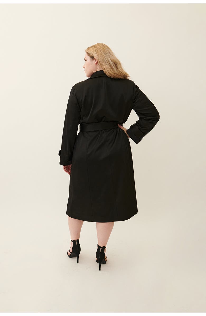 Gabriella Rossetti Caterina Stretch Satin Coat, Alternate, color,