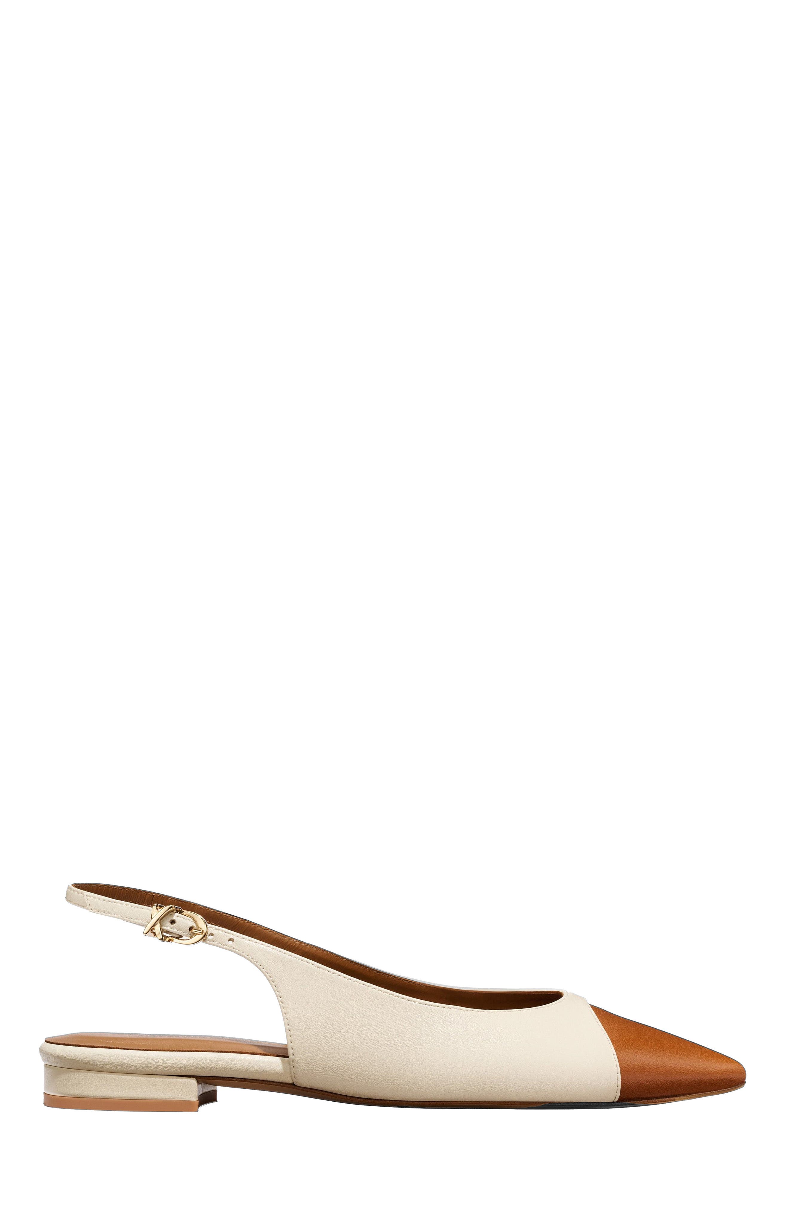 MARGAUX The Elise Cap-Toe, Main, color, Cotton And Saddle Nappa