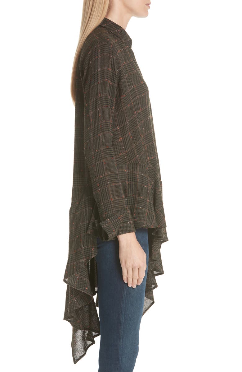 Palmer/Harding Asymmetrical Ruffle Blouse, Alternate, color, 