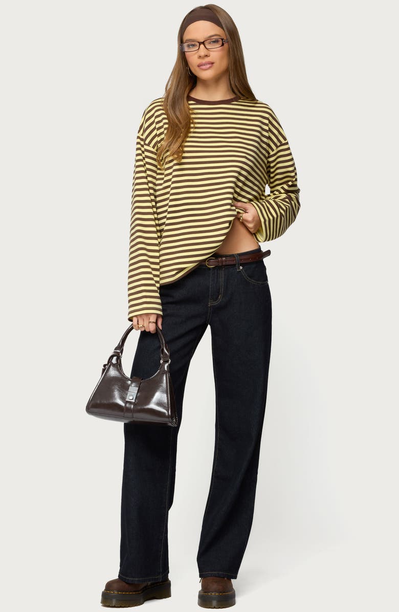 EDIKTED Jodie Oversize Long Sleeve T-Shirt, Alternate, color, 