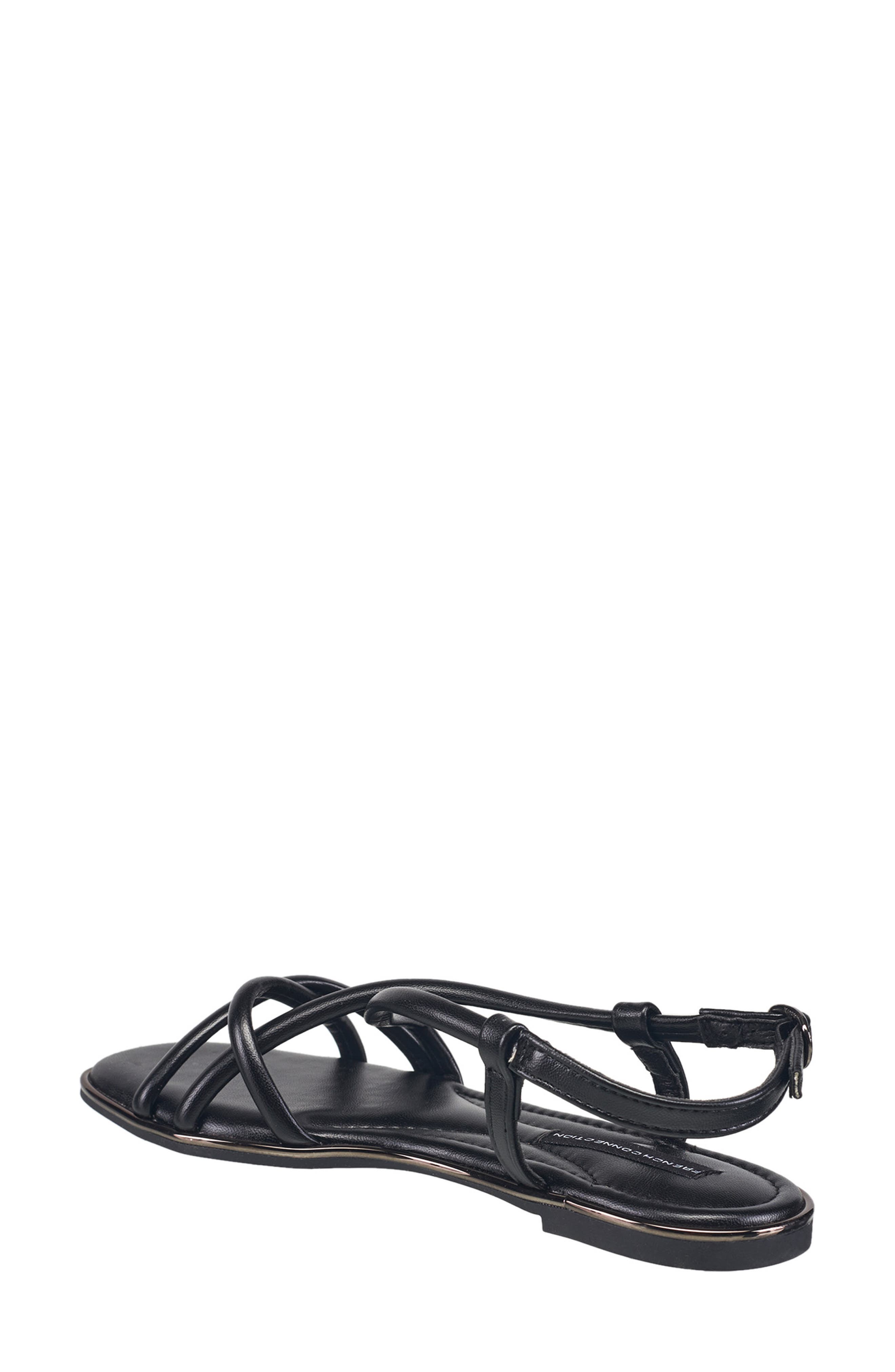 French Connection Tubes Flat Sandal, Alternate, color, 
