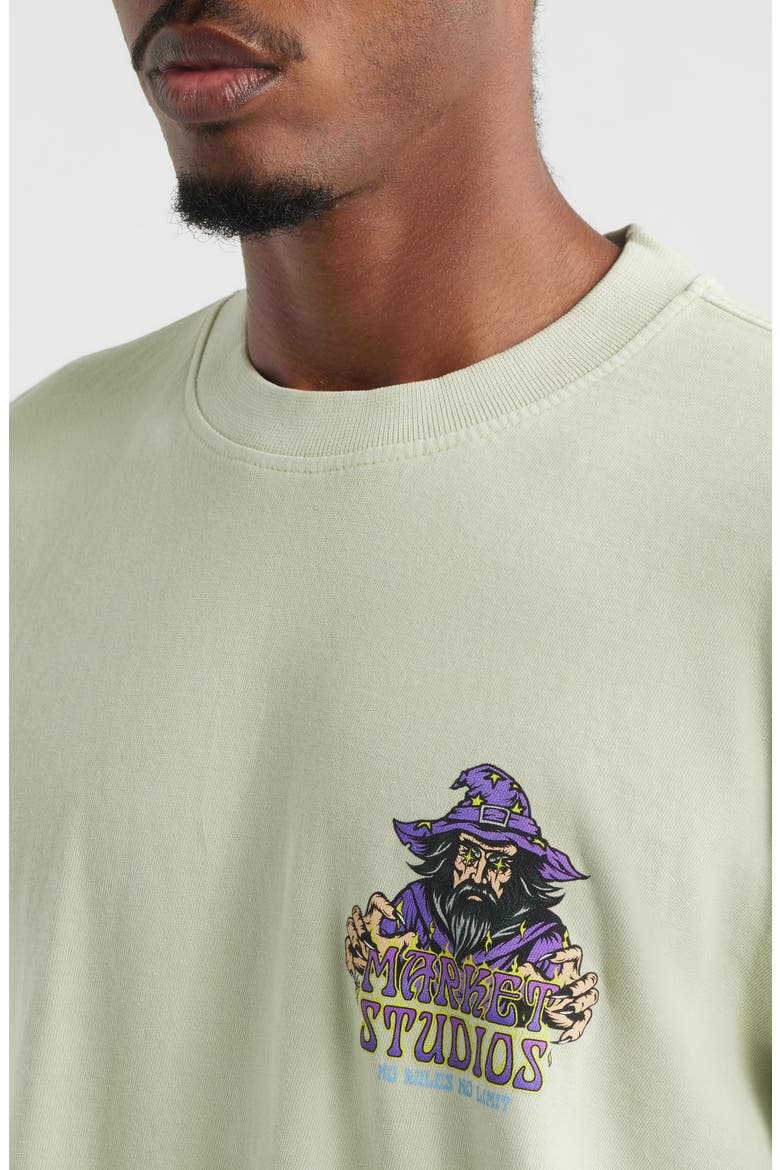 No Rules No Limits Cotton Graphic T-Shirt, Alternate, color, PISTACHIO