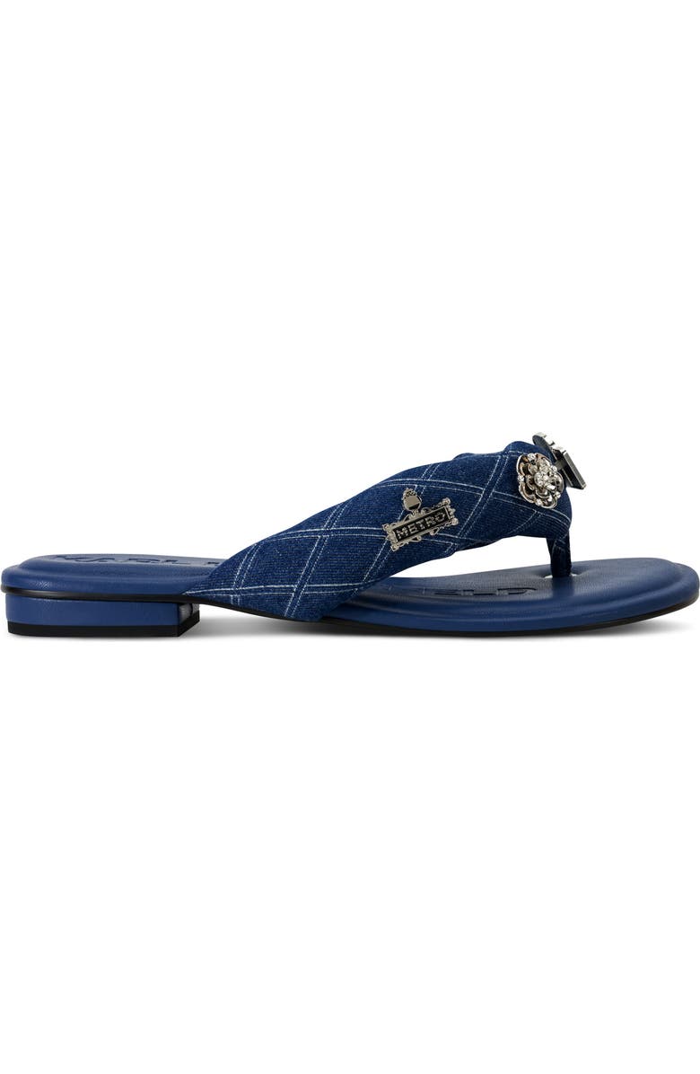 KARL LAGERFELD PARIS Ceejay Rue Pins Flip Flop, Alternate, color,
