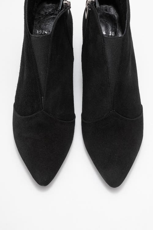 Forever & Always Shoes Finda Leather Block Heel Boot In Black