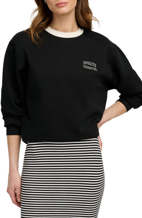 Collegiate Cotton Blend Sweatshirt