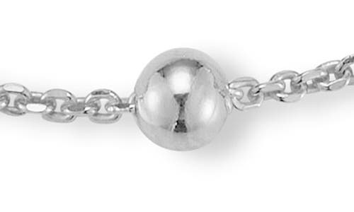 Glaze Jewelry Ball Station Bracelet In Silver - 8 Inch