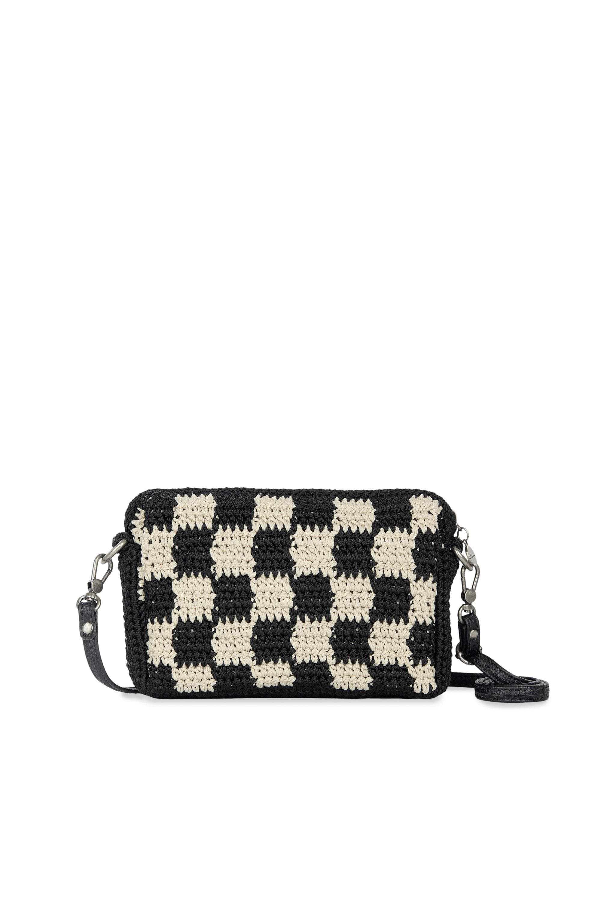 The Sak Cora Smartphone Crossbody Bag, Alternate, color, Black Check
