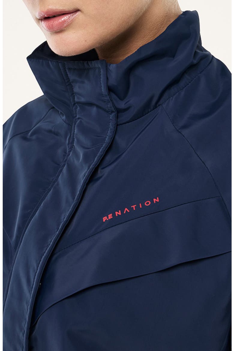 Shield Water Repellent Track Jacket, Alternate, color, DARK NAVY