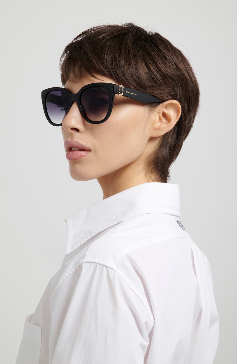 Marc Jacobs 54mm Cateye Sunglasses, Alternate, color, 