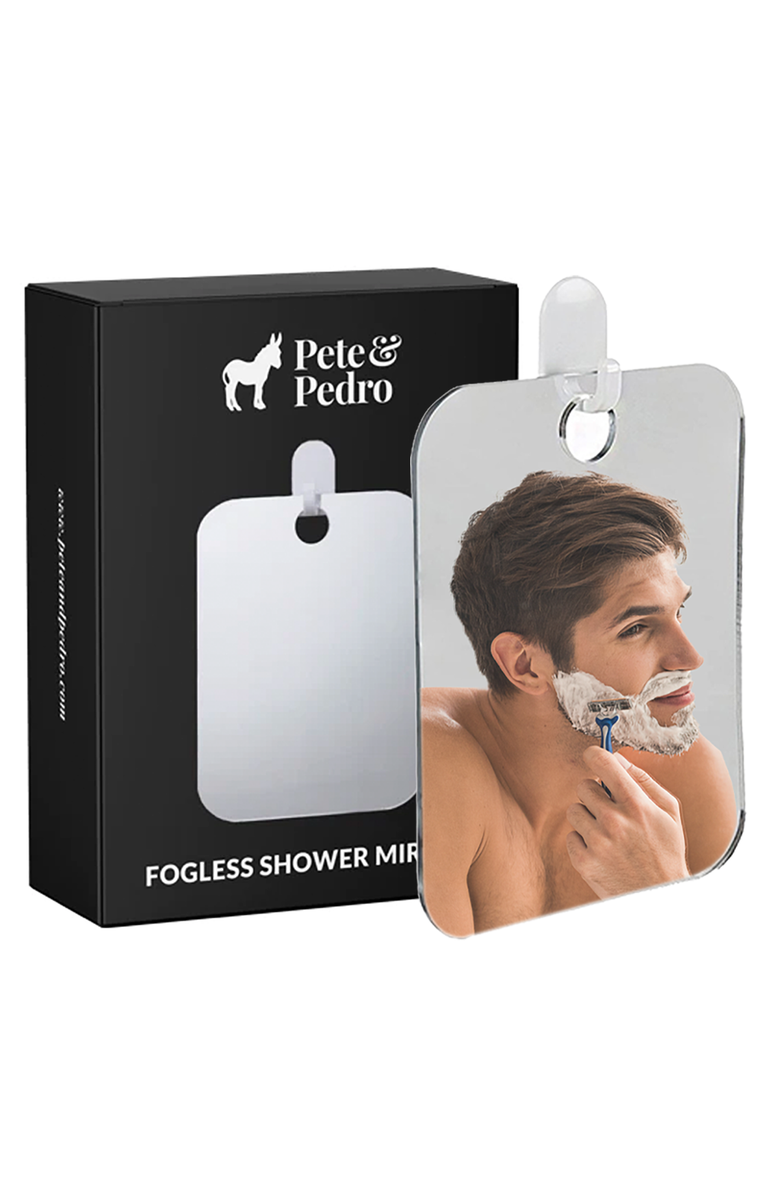 Pete & Pedro Fogless Shower Mirror, Main, color, NO COLOR
