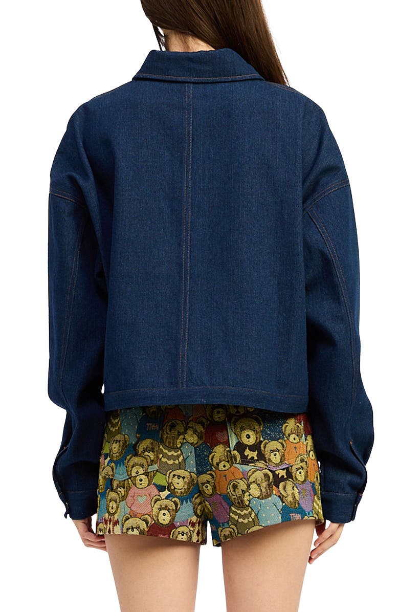 JACQUIE THE LABEL Bearlyn Denim Jacket, Alternate, color, 