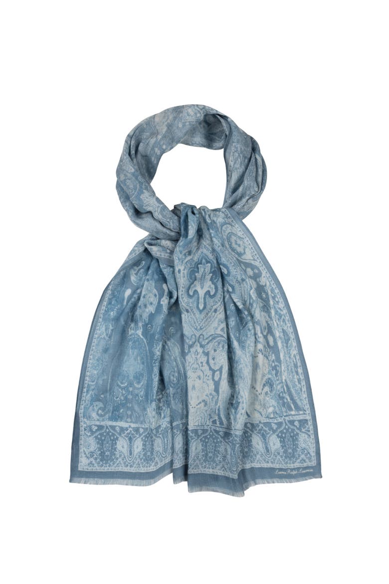 Paisley Oversized Oblong, Main, color, Blue