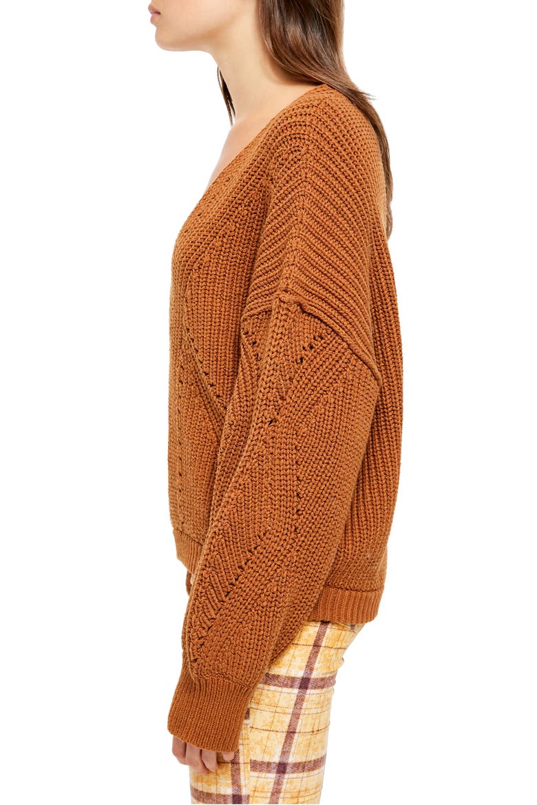 All Day Long Sweater, Alternate, color, SAHARA