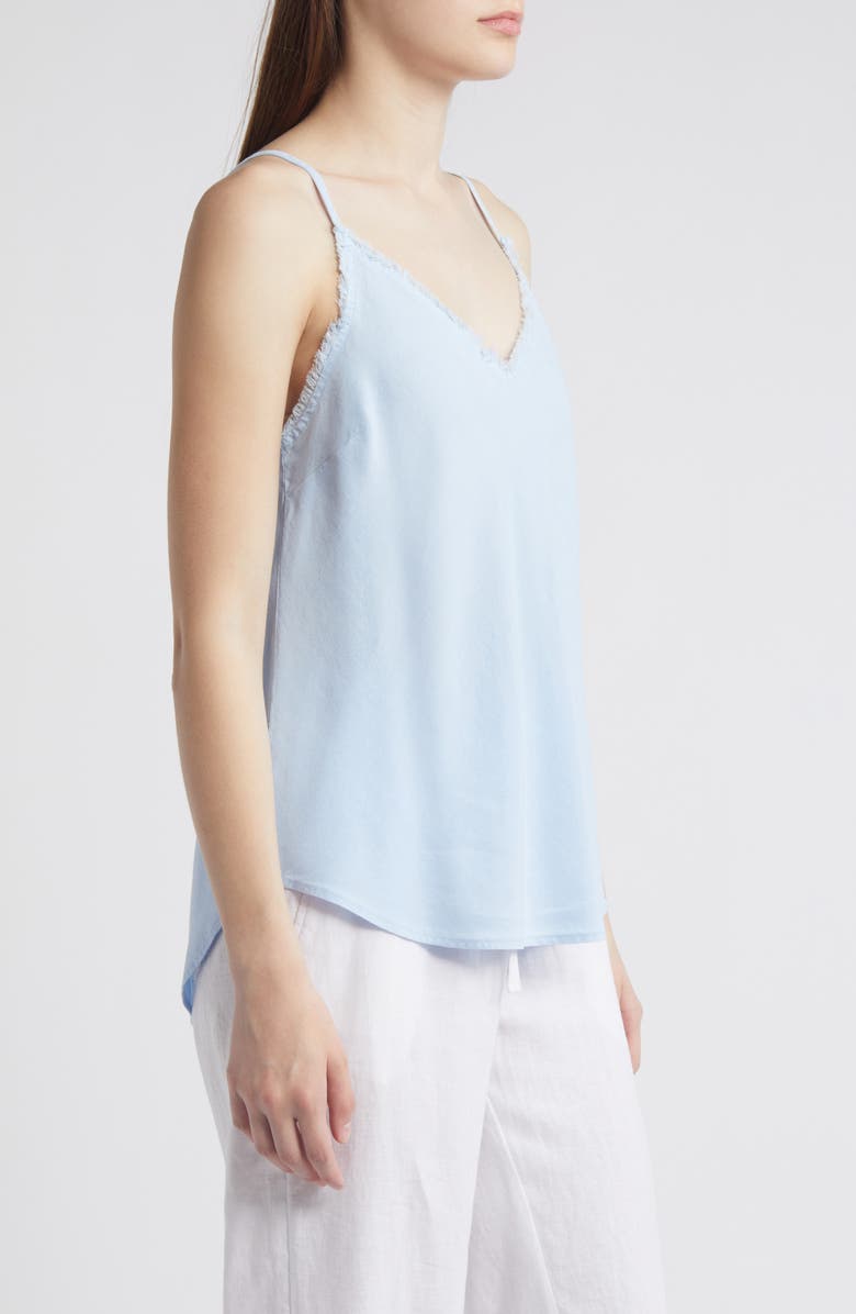 Bella Dahl Frayed Edge Camisole, Alternate, color, Blue Oasis