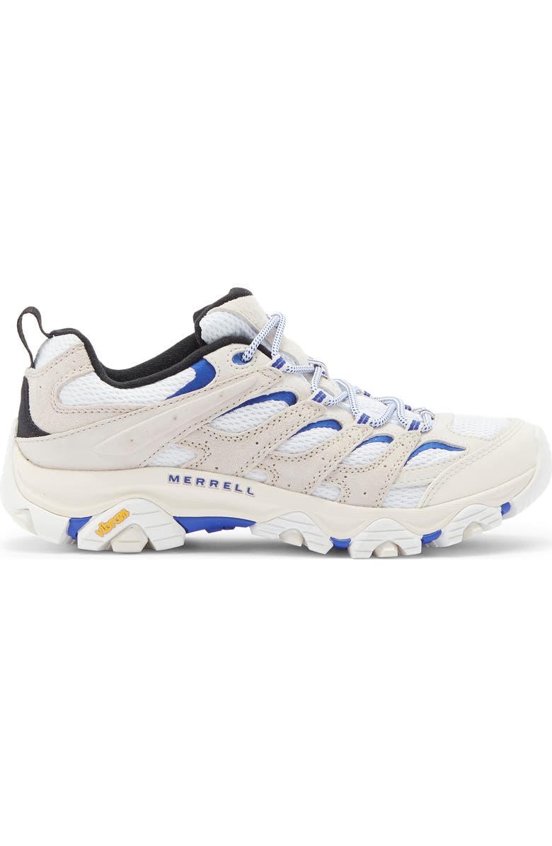 Merrell Moab 3 Hiking Shoe, Alternate, color, White/ Sapphire