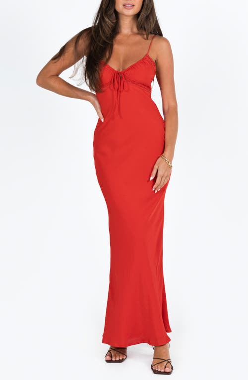 Princess Polly Emily Maxi Dress In Red