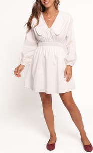 Petal & Pup Nerida Long Sleeve Cotton Minidress