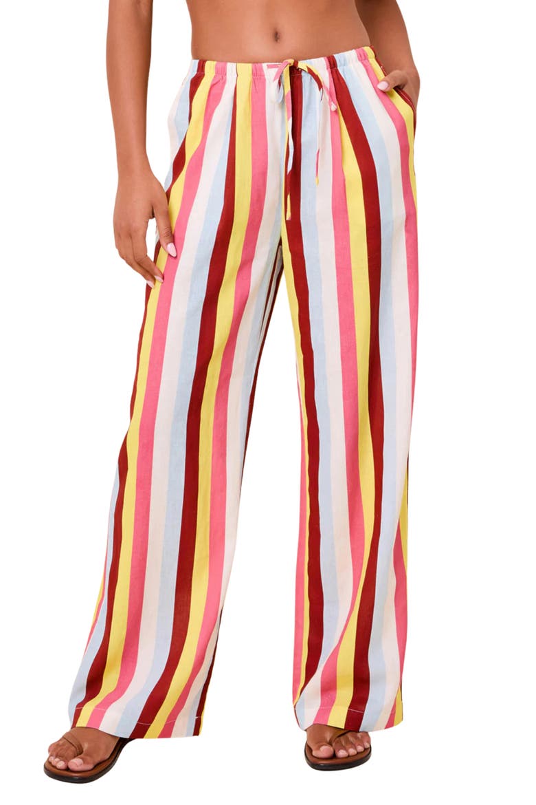 The Ashling Stripe Cover-Up Pants, Alternate, color, SYMI STRIPE