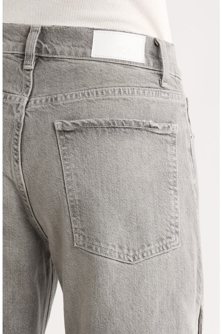 Del Mar High Waist Wide Leg Boyfriend Jeans, Alternate, color, STONE GREY