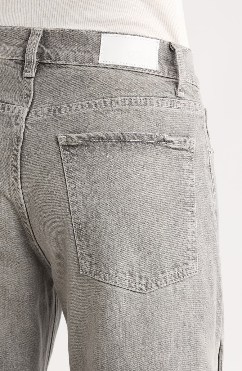 Rails Del Mar High Waist Wide Leg Boyfriend Jeans, Alternate, color, Stone Grey